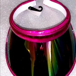 Iridescent Sun visor hat 💓